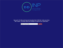 Tablet Screenshot of innovativenonprofit.com